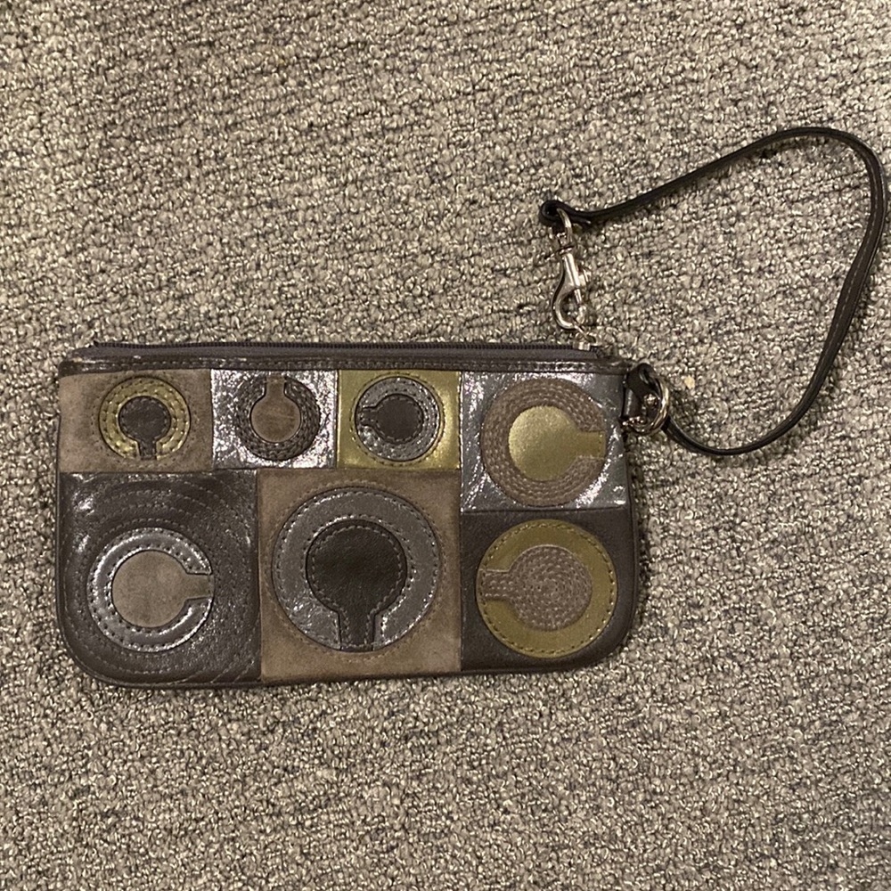 Very gently used Coach Wristlet
